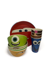 Vajilla De Bambu 12 Pzas Pixar